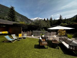 Terrasse - Hôtel La Fontaine Chamonix